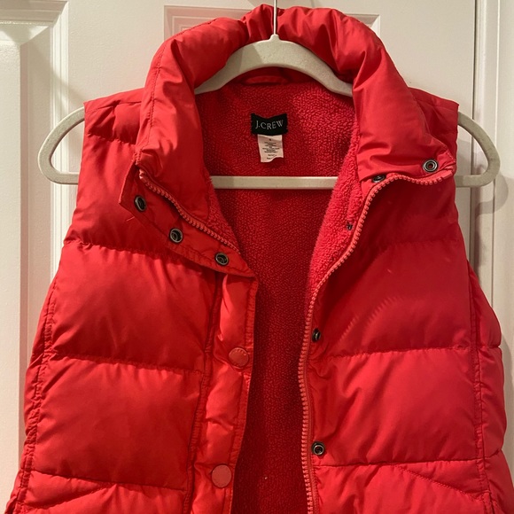 J. Crew Pink Puffer Vest - Picture 4 of 8